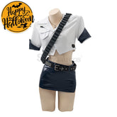 【In Stock】Anime Panty & Stocking With Garterbelt Cosplay Officer Of The Undead Anarchy Costume